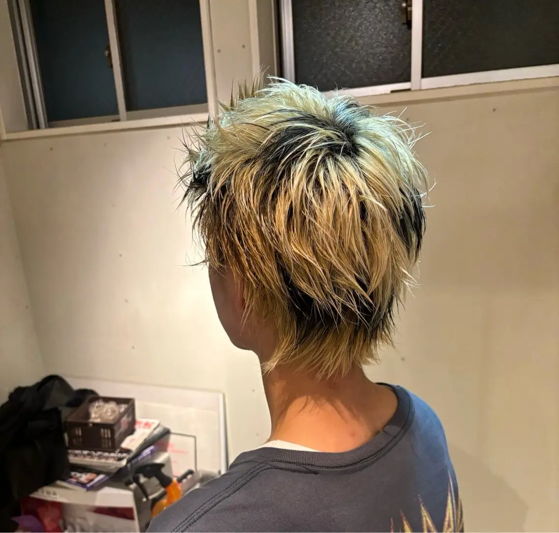 カラー メンズ デザインカラー ヒロキ/メンズカット ・カラー募集中のヘアスタイル