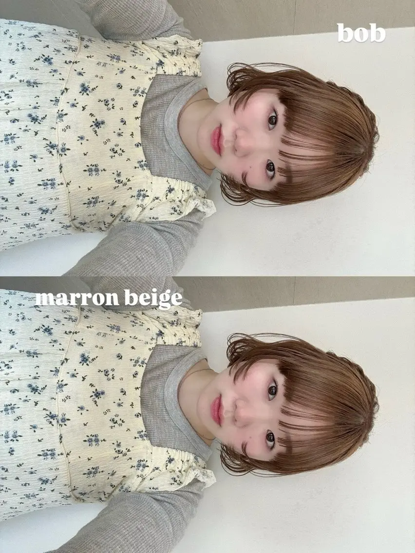 🩵ブリーチありダブルカラー+カット+marbb🩵の写真
