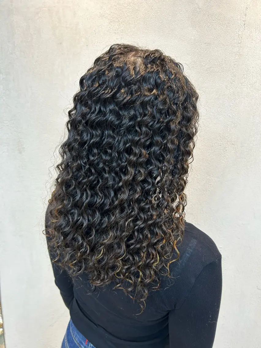 セミロング パーマ パーマ HARURU🪮✨ ブレイズ海外ヘアのヘアスタイル