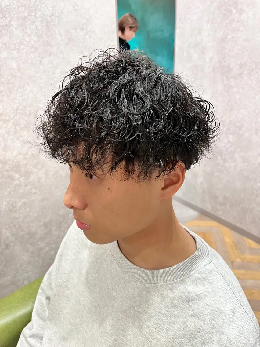 パーマ メンズ パーマ 畑内 花凛のヘアスタイル