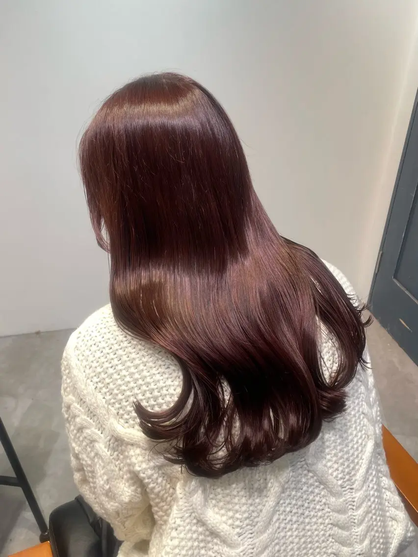 【🌟平日限定クーポン🌟】カット＋潤艶カラー＋可愛いコテ巻き仕上げ💕の写真