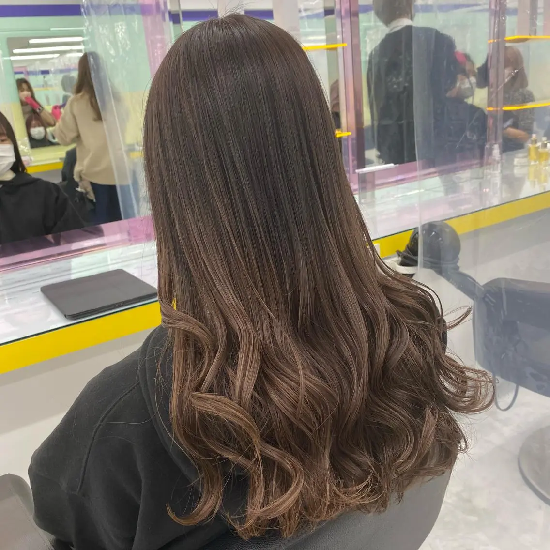 ショート カラー ヘアアレンジ ヘアカラー トリートメント mai🍑暖色カラー /レイヤー💖のヘアスタイル