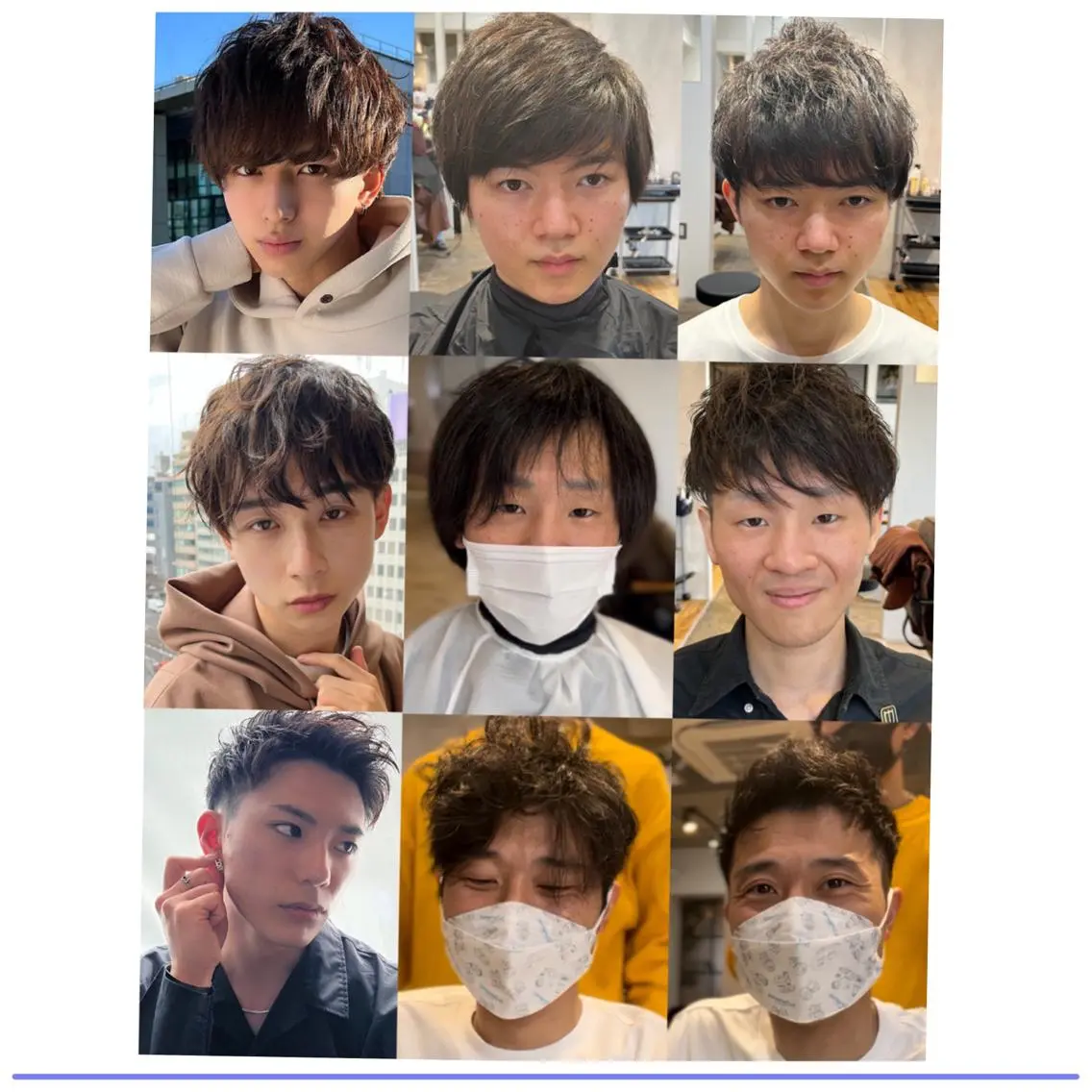 パーマ メンズ アイブロウ メンズアイブロウ 髪質改善×韓国ヘア 透け感カラーやまたつのヘアスタイル