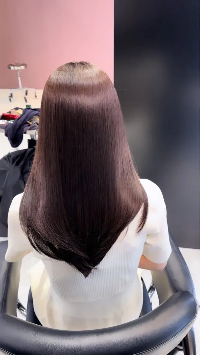 【BASIC】カット+髪質改善カラー+ケラチントリートメント✨の写真