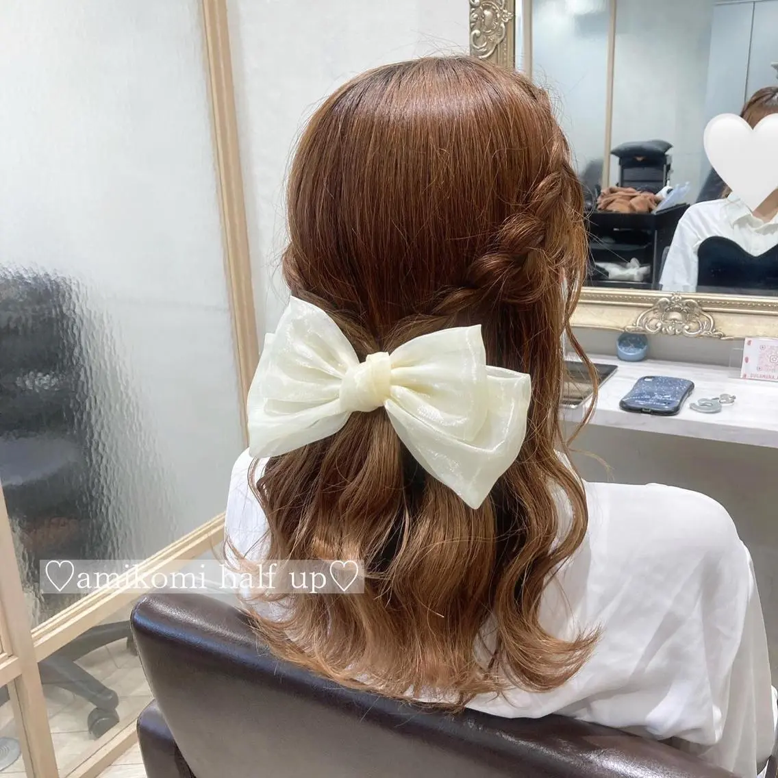 セミロング ヘアアレンジ 菅村 緋莉🎀ガーリーヘアのヘアスタイル