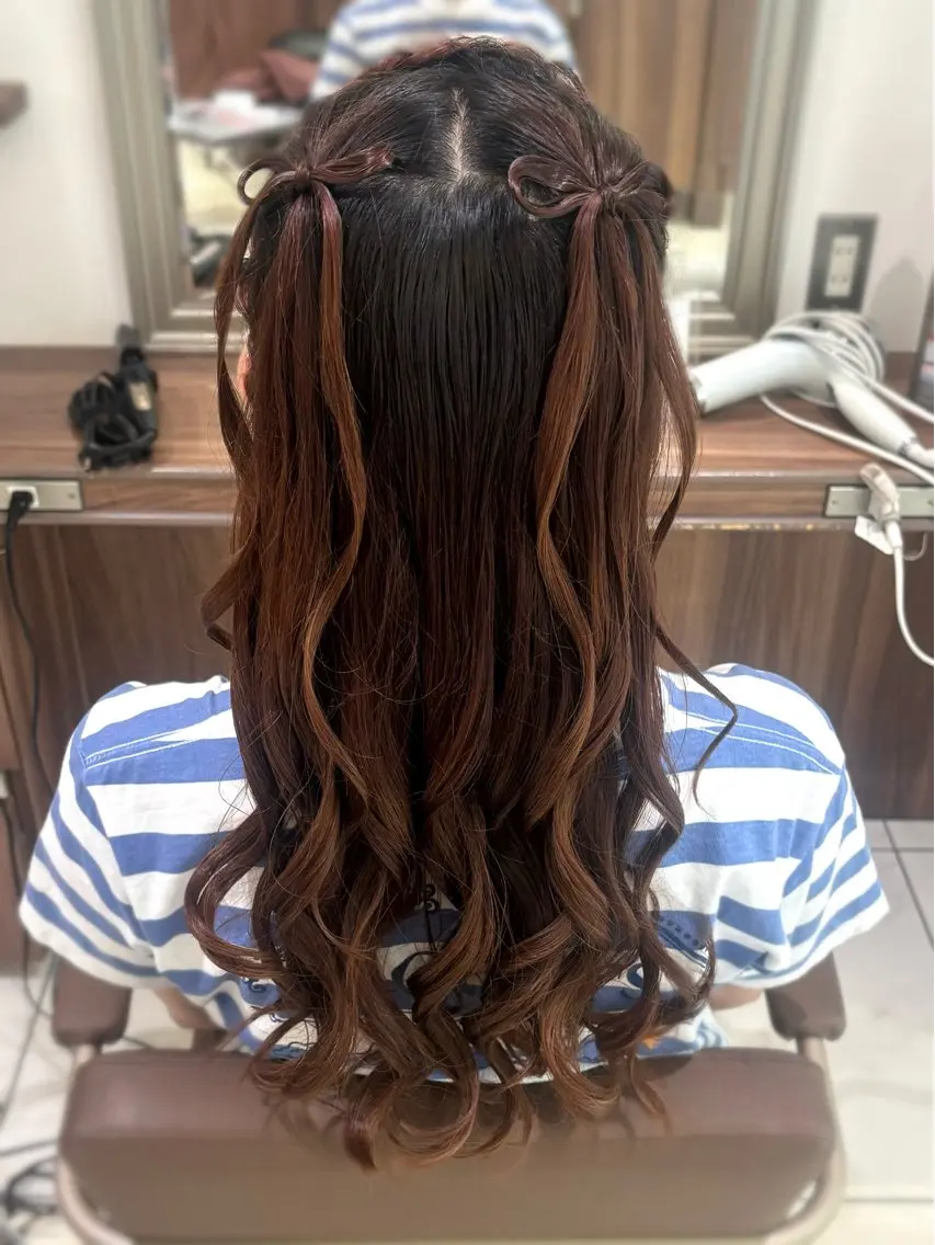 ロング ヘアアレンジ ヘアセット Ash桜新町/ Koyuki ❄️のヘアスタイル