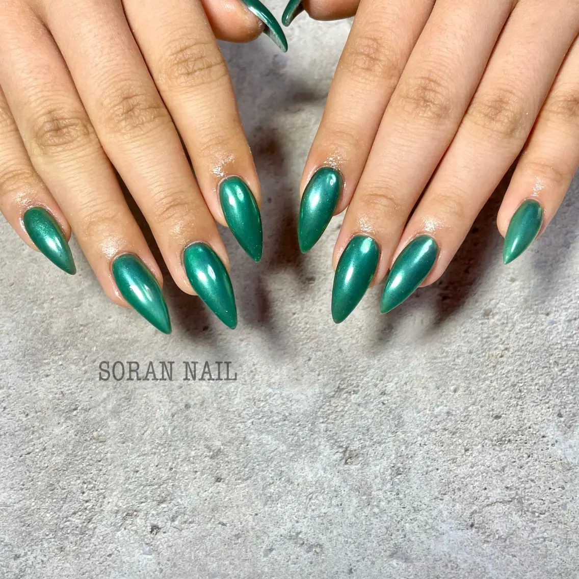 ネイル ミラーネイル ハンドネイル soran nailのネイルデザイン