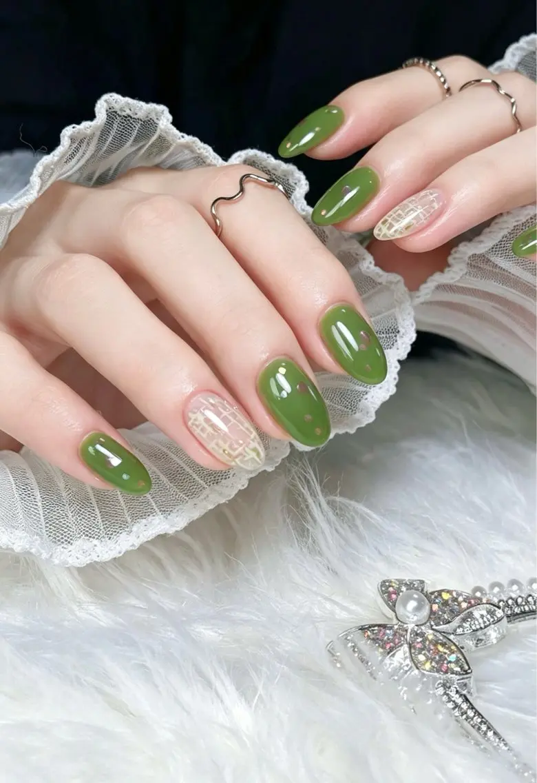 ネイル ジェルネイル 韓国ネイル シンプルネイル 夏ネイル ワンホンネイル NEM nailstudioのネイルデザイン