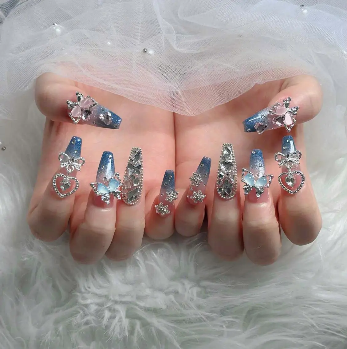 ネイル フレンチネイル ジェルネイル ハロウィン 韓国ネイル マグネットネイル ハンドネイル H.baby Nail Salonのネイルデザイン
