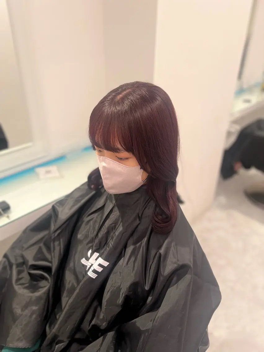 カラー ヘアカラー トリートメント ブリーチなし透明感 💗RYOTAのヘアスタイル