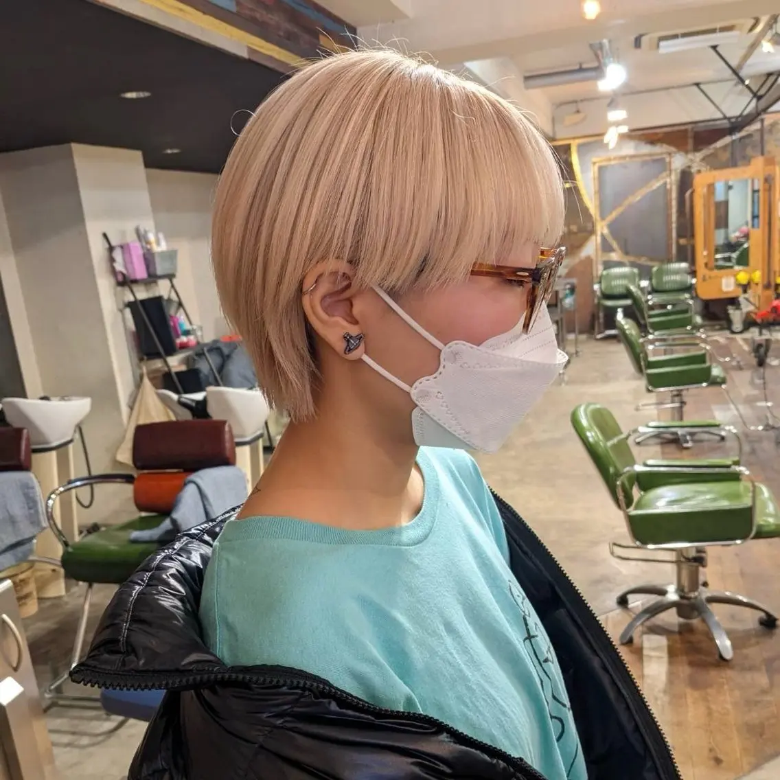 🍎【無料カット】🍎✨【ショートカット】✨ショートボブ・ショートウルフもOK🙆‍♀️⭕️の写真
