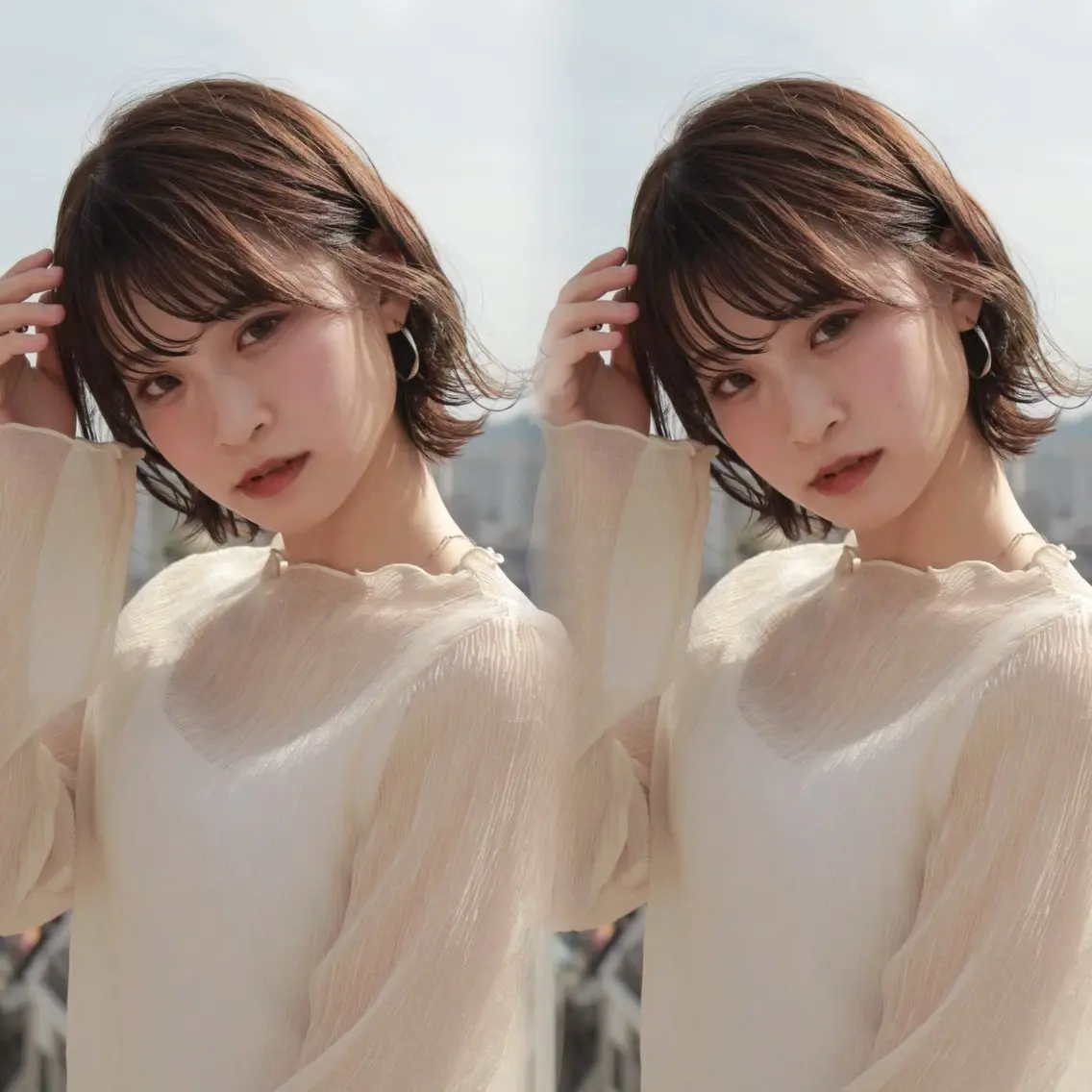 ショート ボブカット/パーマ ୨୧ RISAKOのヘアスタイル