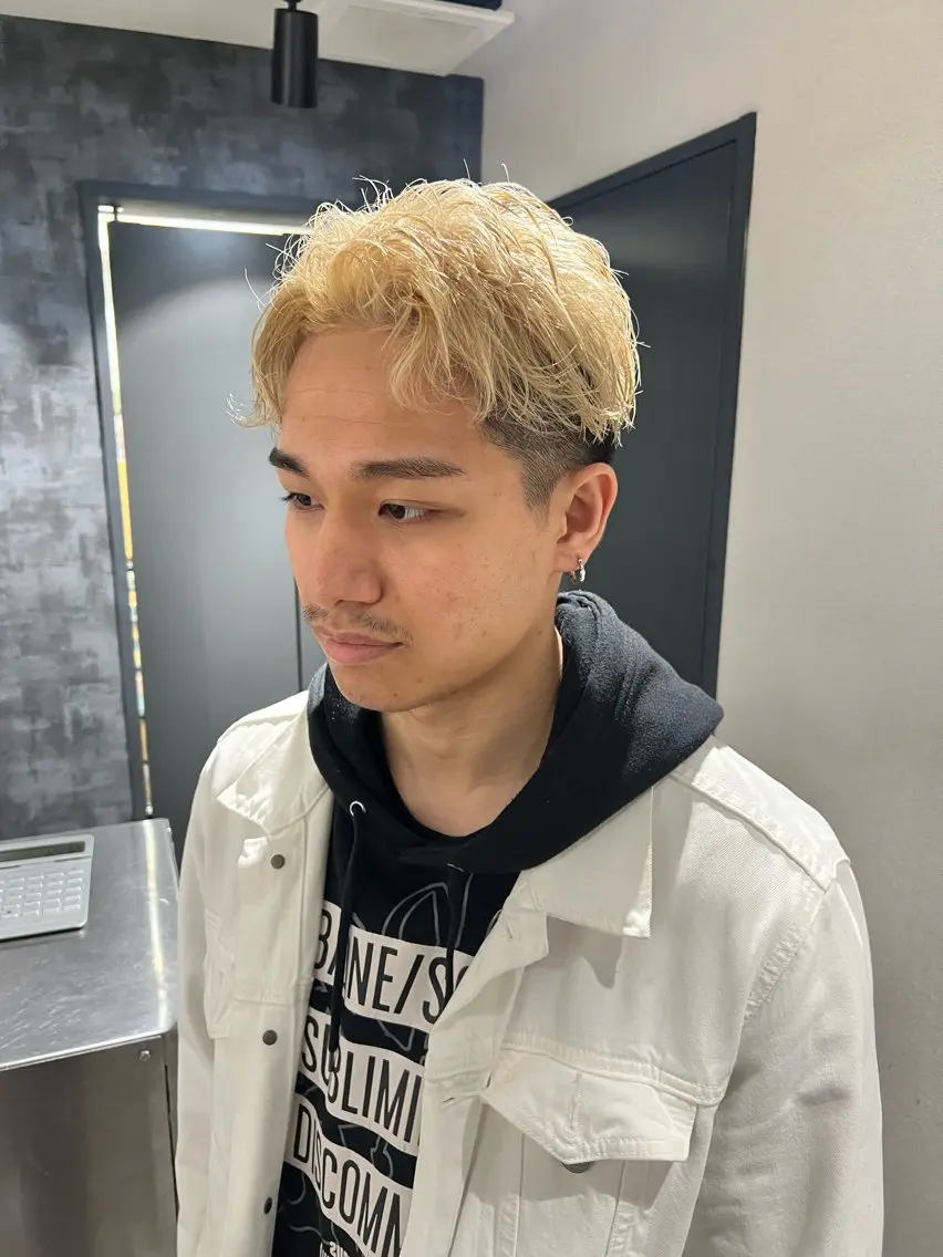 【💈ミニモ学割💈】メンズカット+ダブルカラーの写真
