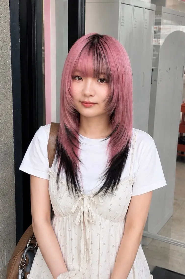 ロング カラー カット ヘアカラー トリートメント 🦋色落ちまで綺麗に 🦋KOKIのヘアスタイル