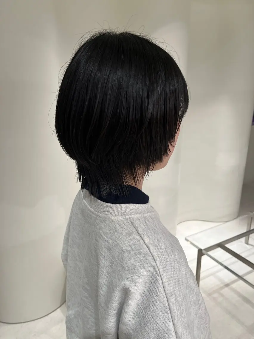 ウルフカットの写真