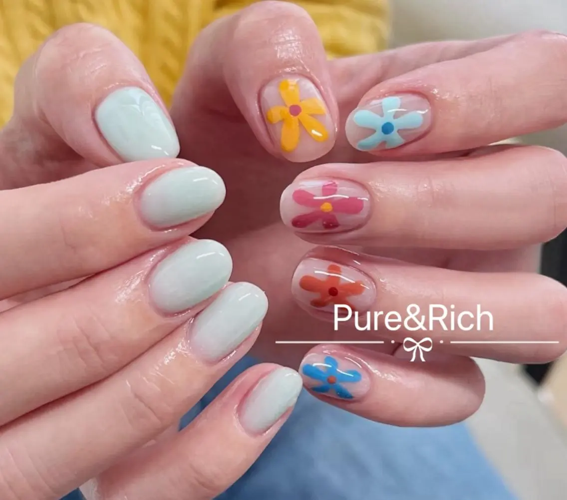ネイル ハンドネイル 🎀 NaNa_nailのネイルデザイン
