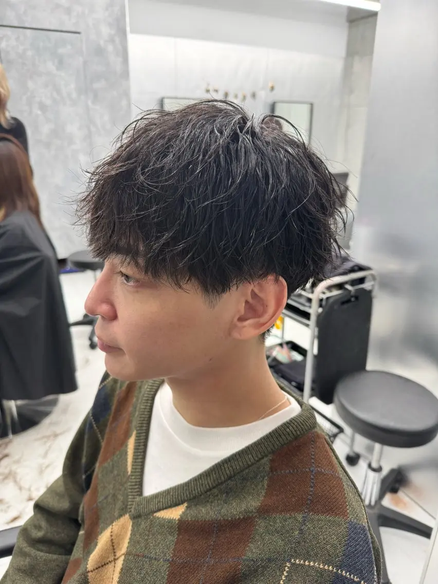 メンズ カット パーマ トリートメント ヘアセット パーマ/カラー/ 特化🍇こ〜へい🍇のヘアスタイル