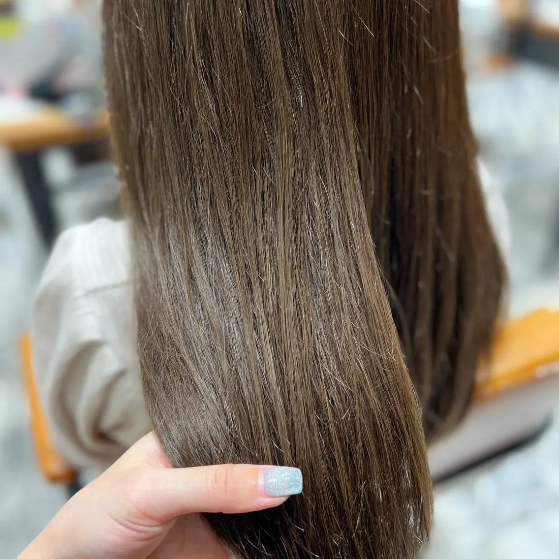 セミロング 🧡くびれヘア/前髪 顔周り🧡久原結衣のヘアスタイル