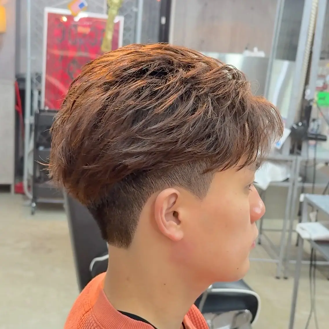 ショート パーマ ヘアアレンジ メンズ MENIN メンズ サロン 望月 涼太のヘアスタイル
