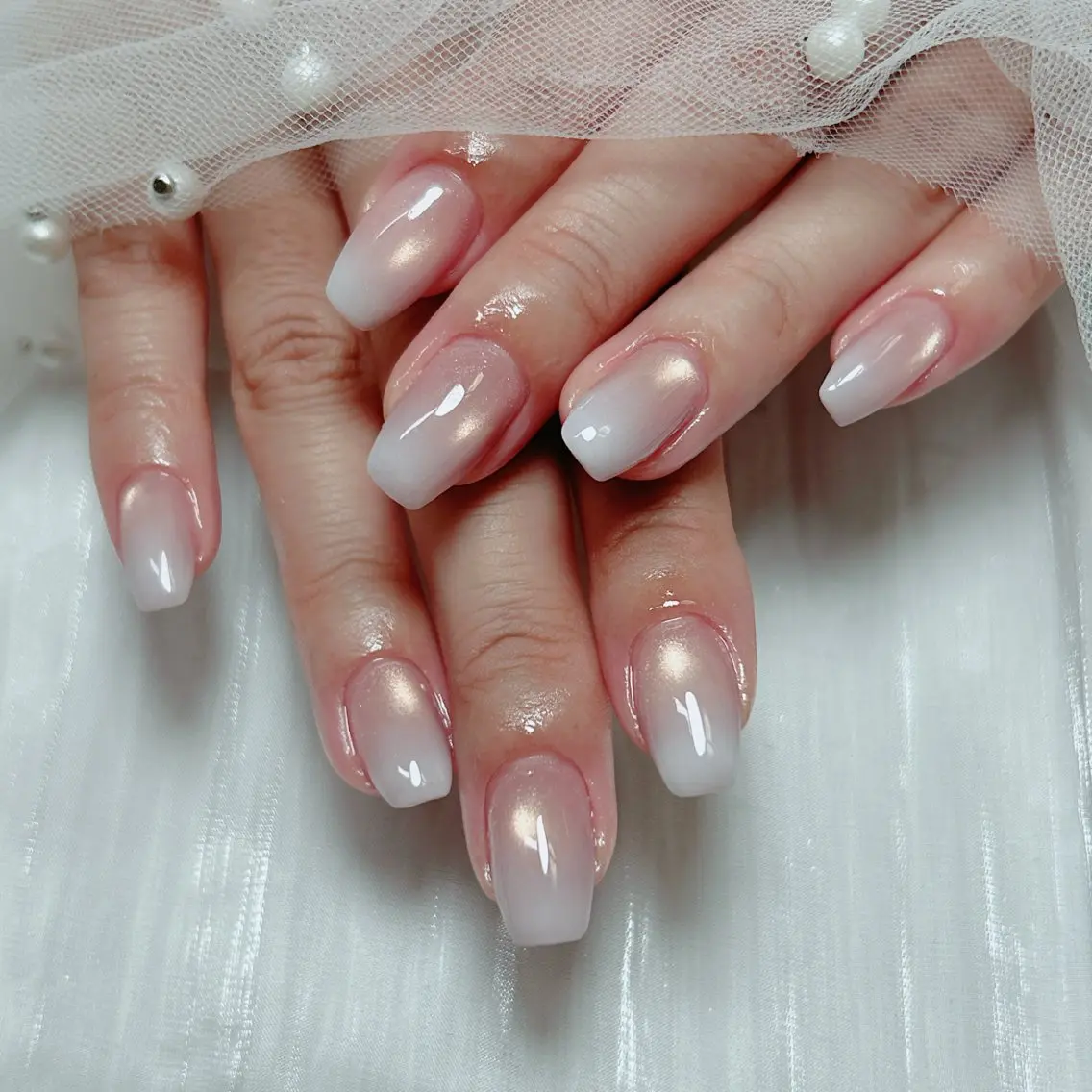 ネイル ジェルネイル 韓国ネイル ニュアンスネイル シンプルネイル ワンホンネイル ハンドネイル Cute Tips nailのネイルデザイン