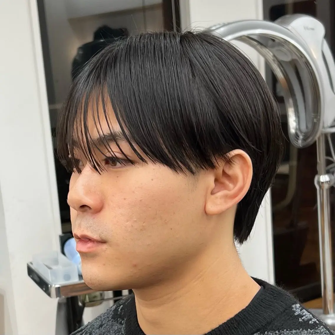 ショート メンズ マッシュ シースルーマッシュ ツーブロック カット メンズカット✂️ スキンフェード伊藤陸のヘアスタイル