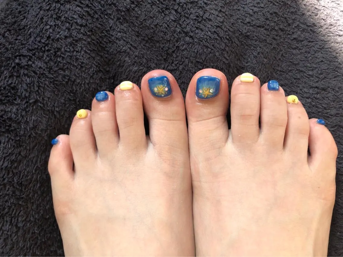 👣フット 定額Aコース 《シンプルデザイン》他店オフ+600円の写真