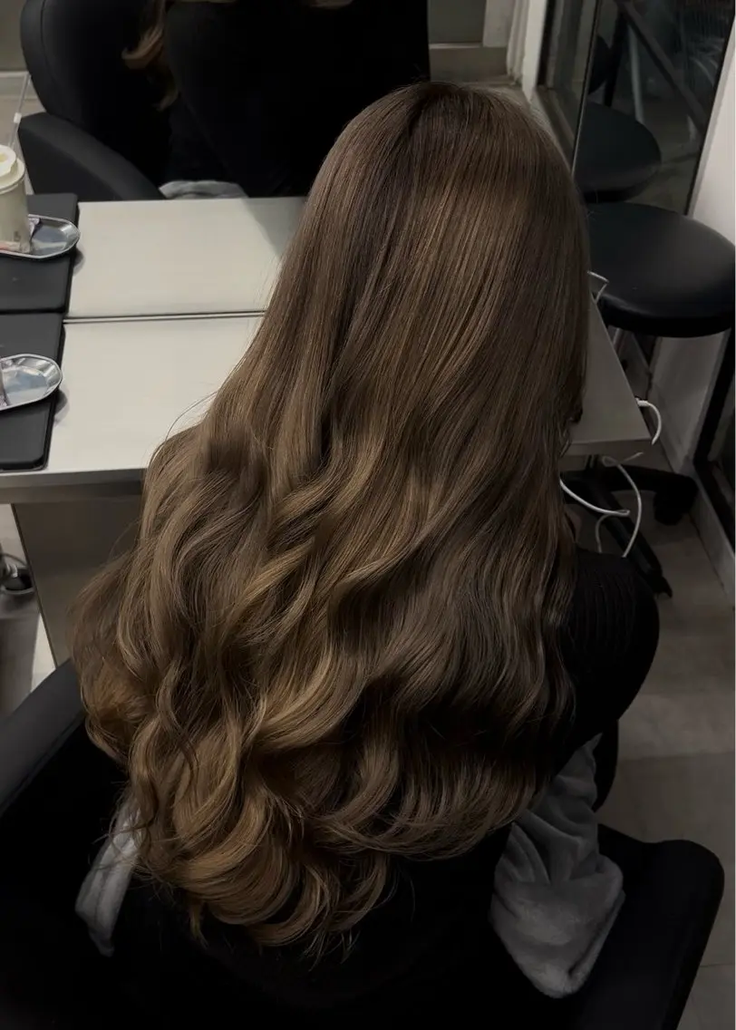 ロング ヘアカラー トリートメント 💖髪質改善カラー/ 縮毛矯正💖かりんのヘアスタイル