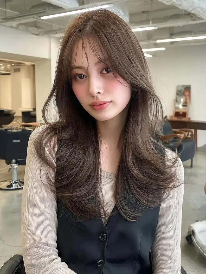 ロング ヘアカラー 透明感/似合わせ/ 村田七夕のヘアスタイル