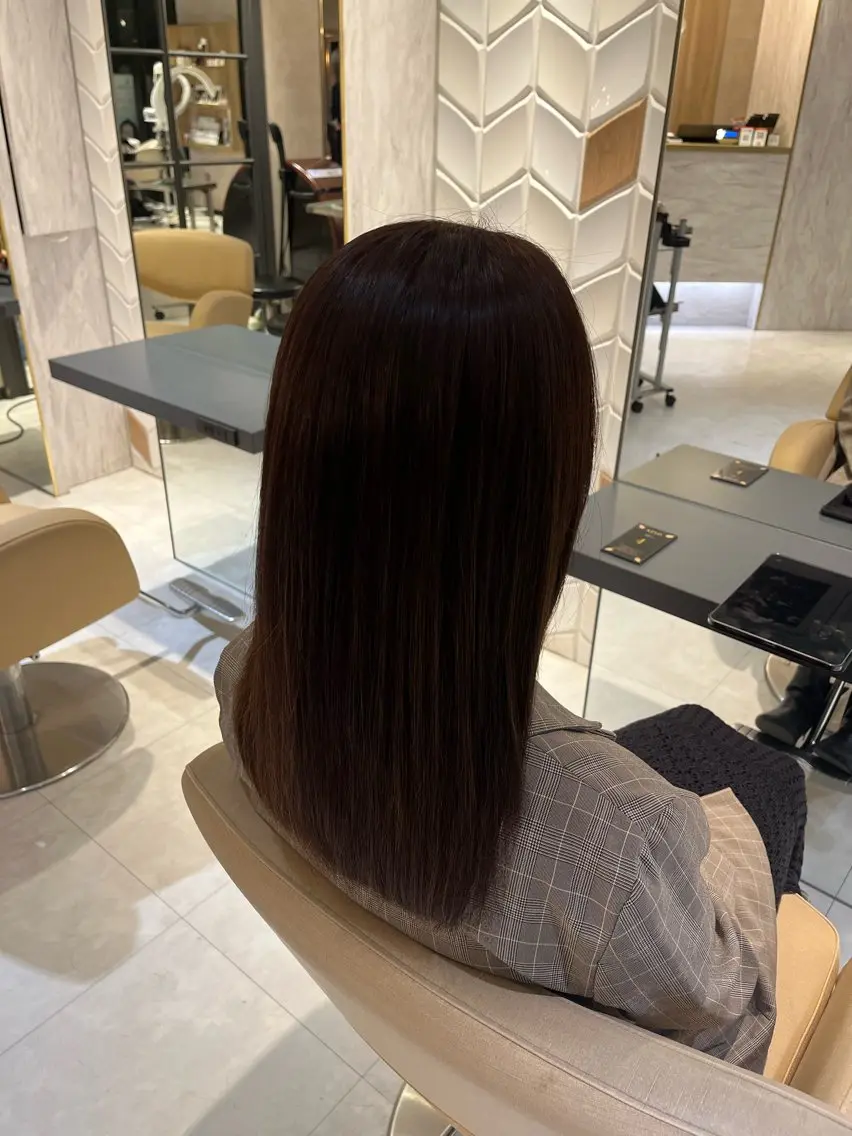 ミディアム カラー トリートメント 🤍KIND 堀川留加🤍のヘアスタイル