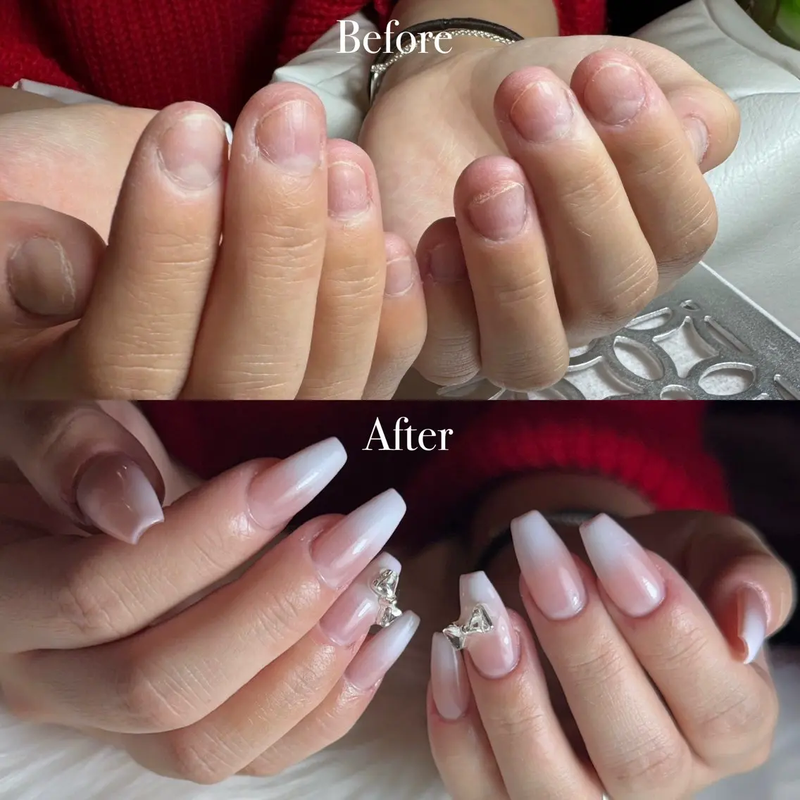 ネイル 長さ出し ハンドネイル NailTailor ネイルテイラーのネイルデザイン