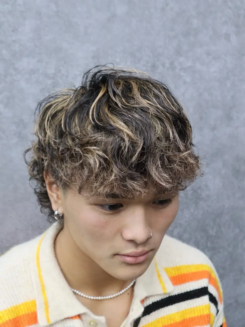 カラー メンズ カット ヘアカラー 🔥メンズ職人🔥 ✂️加瀬澤駿✂️のヘアスタイル