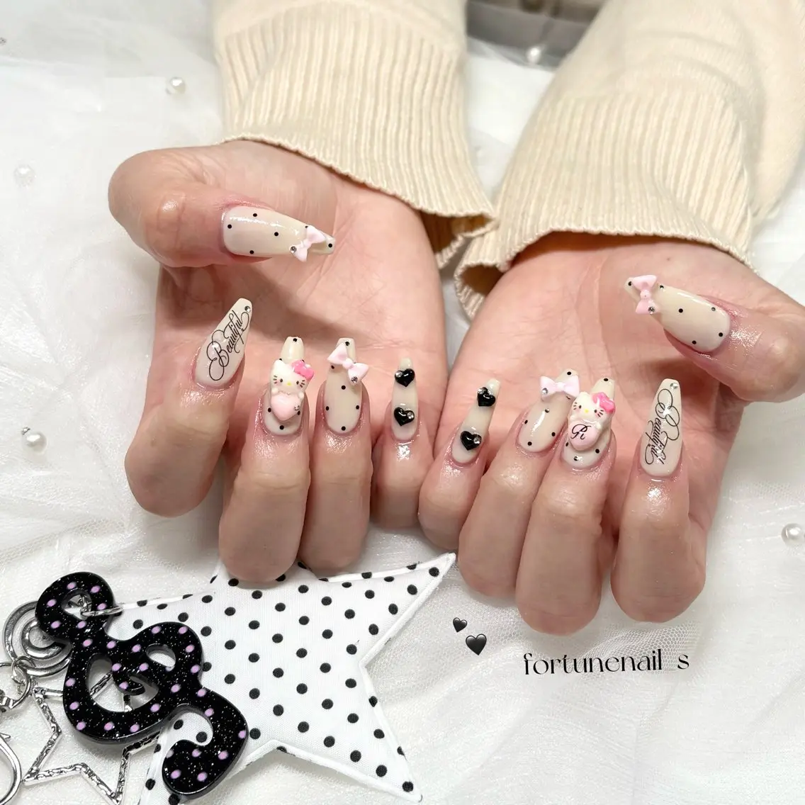 オフなし♡韓国、ワンホン、ガーリーネイルやり放題120分♡🎀(アート目安片手5本)の写真