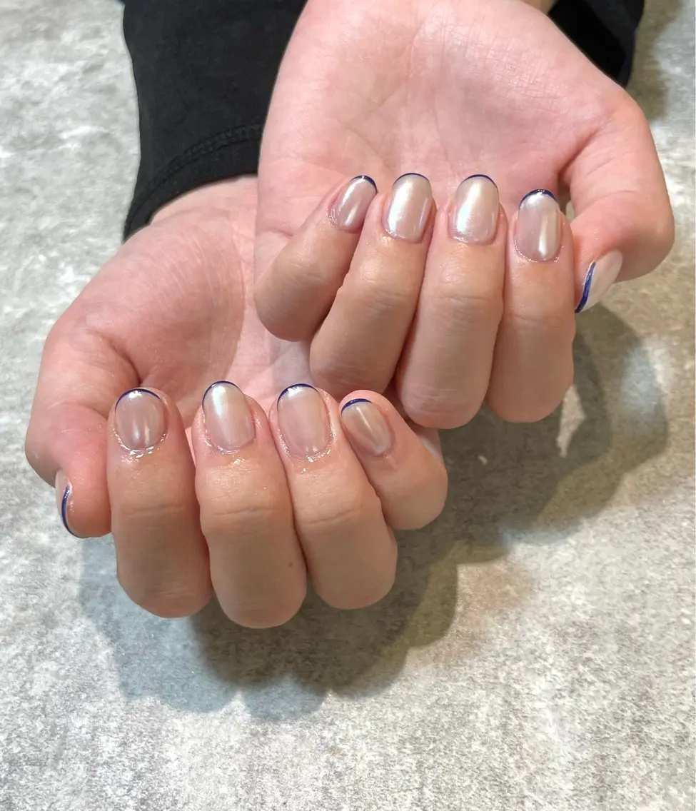 ネイル ミラーネイル ハンドケア nail moanaのネイルデザイン
