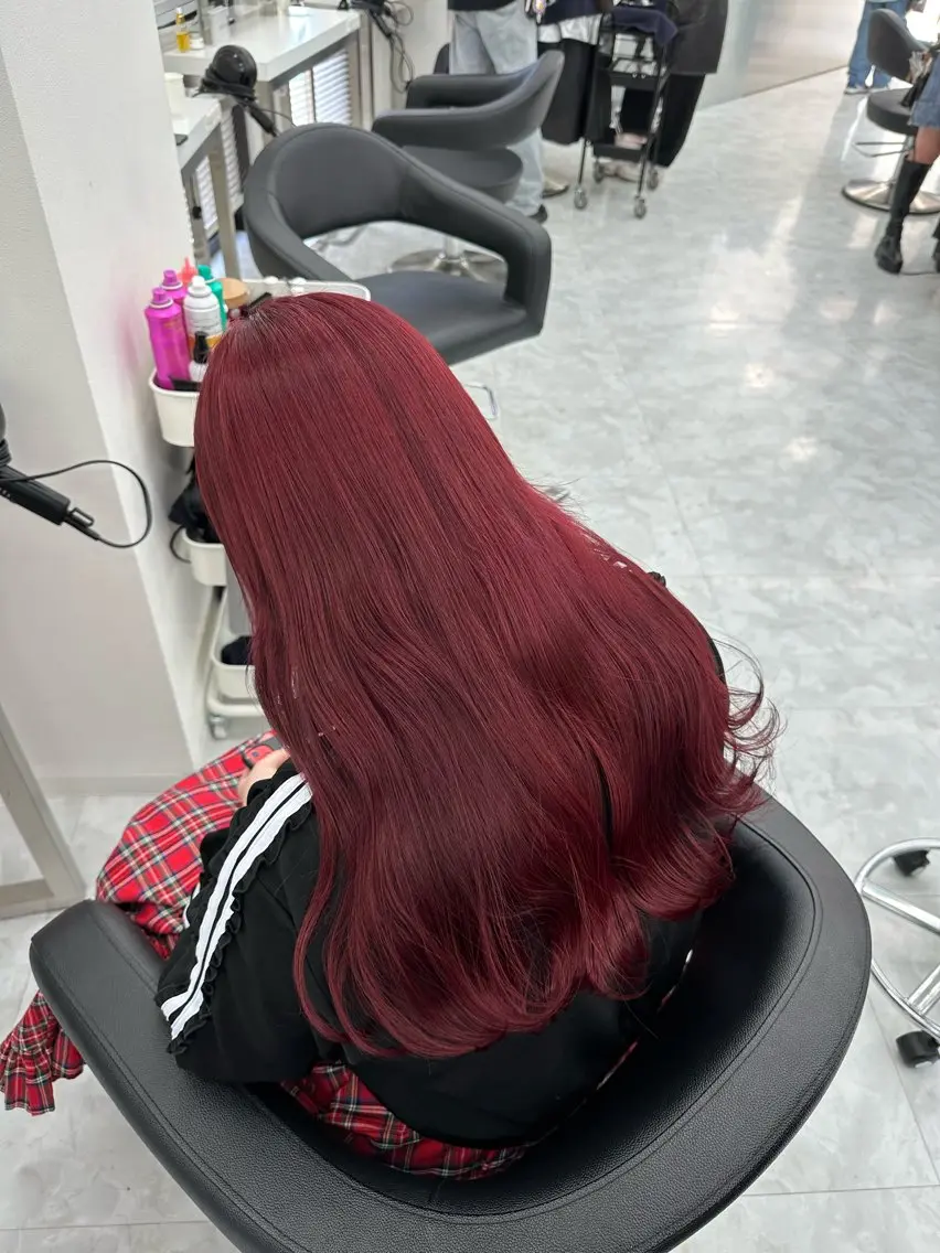ロング ヘアカラー トリートメント ヘッドスパ ヘアセット rio🧚🏻♀️ 暖色/グレージュのヘアスタイル