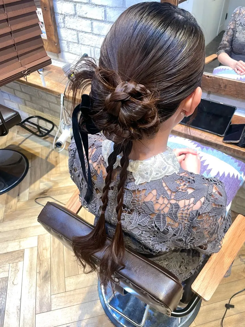 ヘアセットの写真