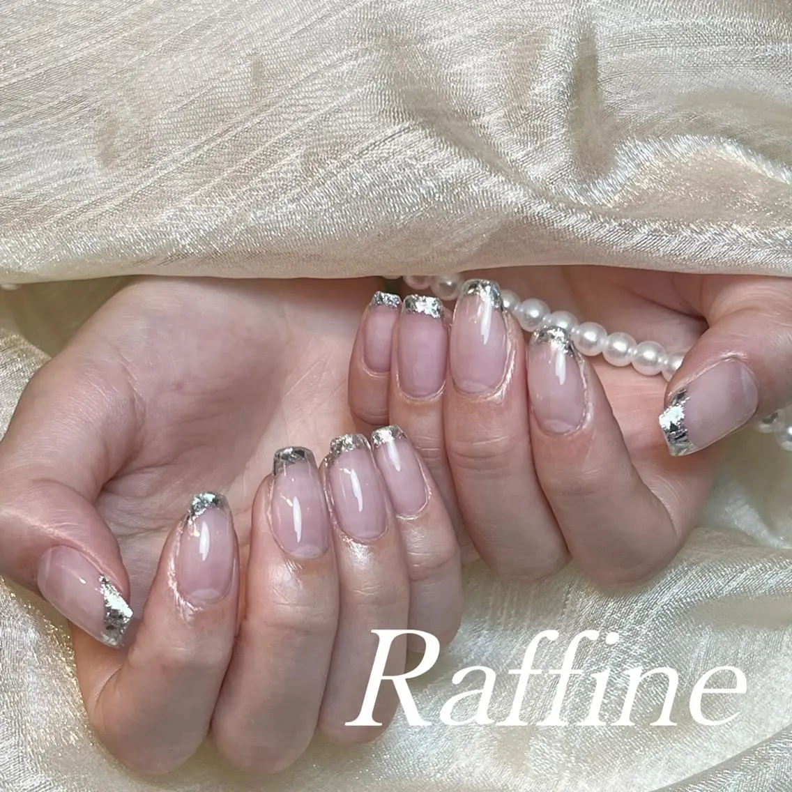 ネイル ハンドネイル RAFFINE haru🦋🩵のネイルデザイン