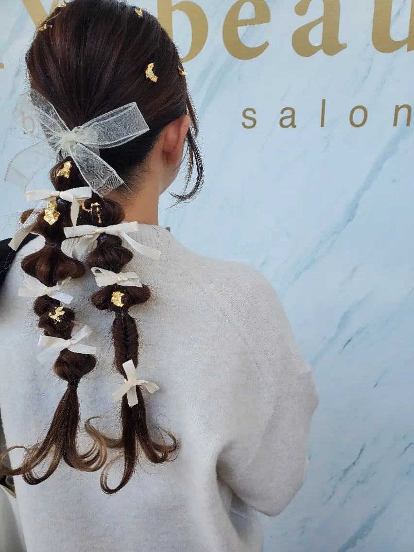 ヘアアレンジ ツインテール ヘアセット 浦川 敬太のヘアスタイル