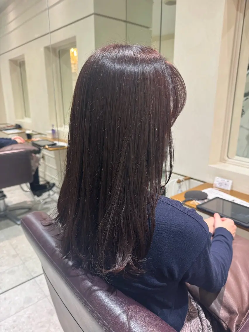 ロング カラー レイヤーカット ロング カット ヘアカラー 銀座/INOAカラー /コムロリミのヘアスタイル