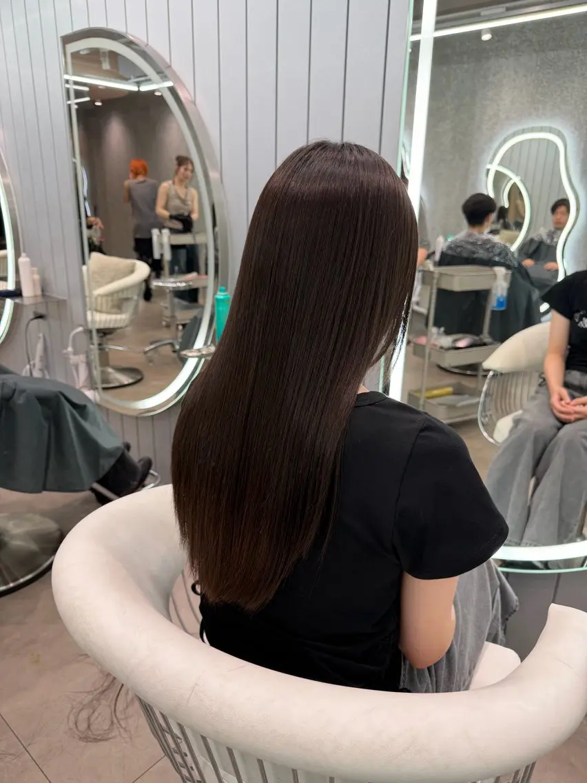 ロング ヘアアレンジ アッシュ ボブ くびれヘア 顔まわりレイヤー 顔周りカット カット 縮毛矯正 トリートメント ヘアセット 大宮縮毛矯正🩵 レイヤー 佐藤和のヘアスタイル