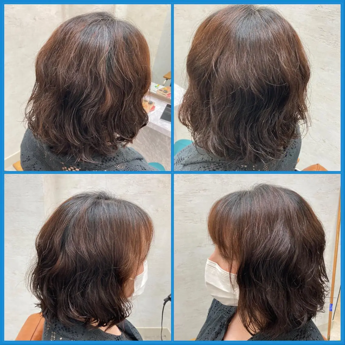 ミディアム パーマ ミディアムパーマ カット ヘアカラー TELA HAIR 幕張本郷店 澤田のヘアスタイル