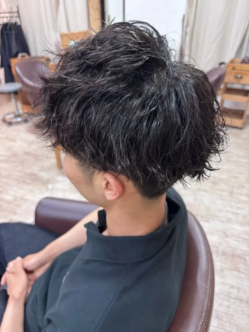 メンズ パーマ 😈サクマ シオン😈のヘアスタイル