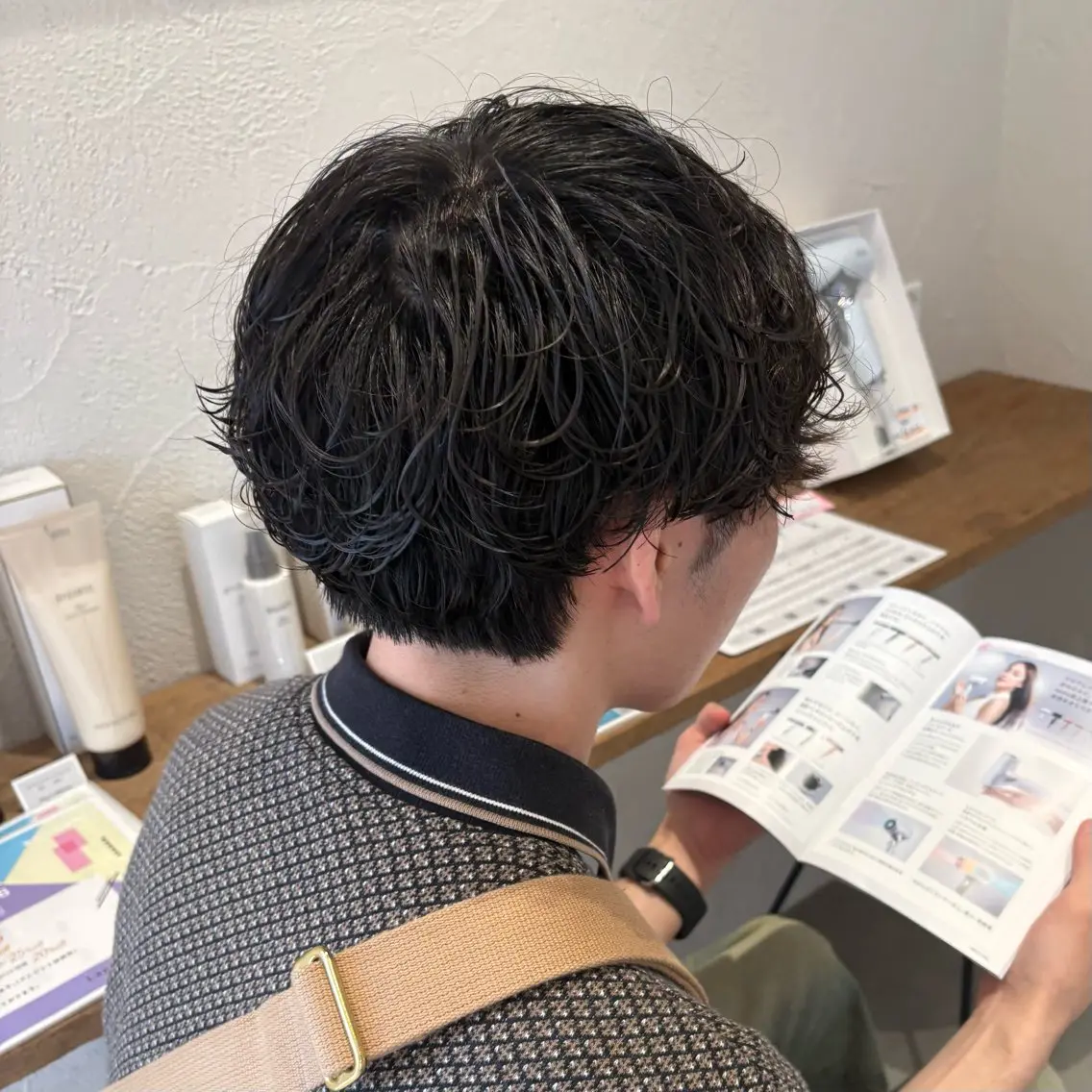 パーマ メンズ メンズパーマ パーマ シマダ ユウナのヘアスタイル