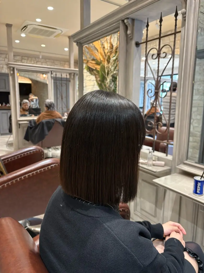 ショート カット 縮毛矯正 🫧大滝 いくみ🌿辻堂のヘアスタイル