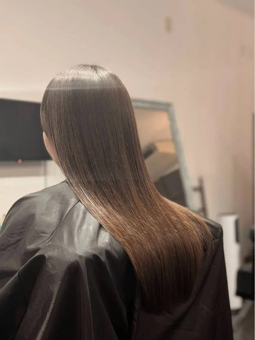 ロング カット 縮毛矯正 トリートメント ヘッドスパ Terra hair makeのヘアスタイル