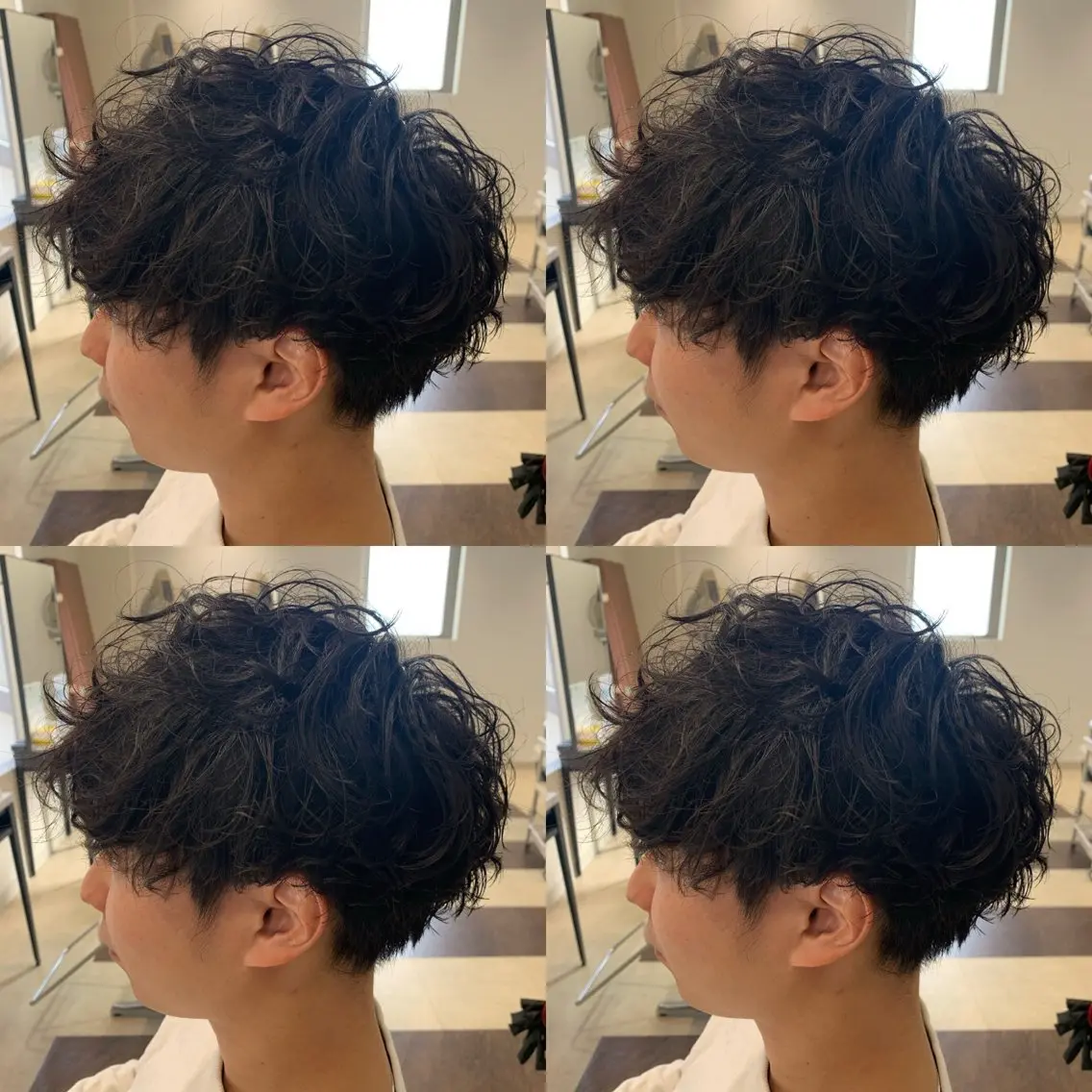 ショート パーマ メンズ ✨ギャップNO1✨ 工藤大輔のヘアスタイル