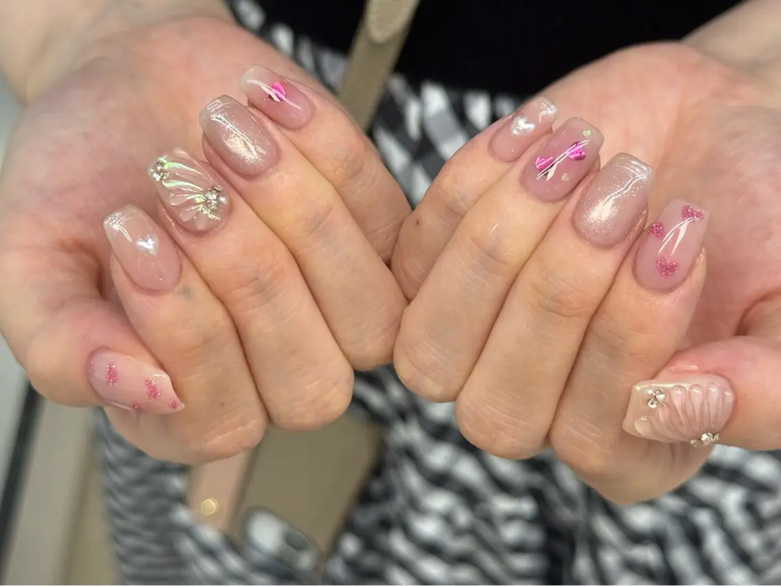 ネイル ハンドネイル OCEAN nail パラジェル 取扱い店のネイルデザイン