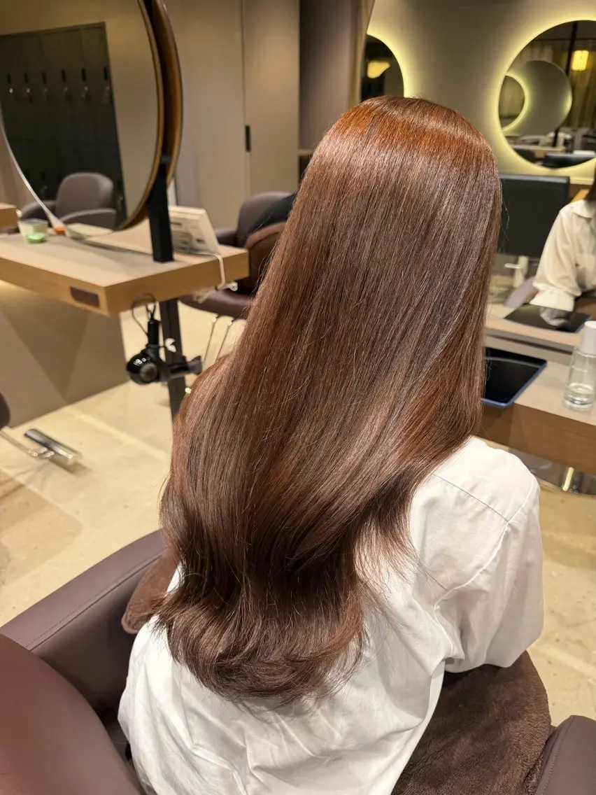 ロング カラー ヘアカラー ⭐️髪質改善カラー/ Kyoka⭐️のヘアスタイル
