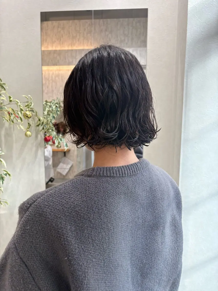 ショート パーマ カット パーマ balance.赤田 蒼空のヘアスタイル