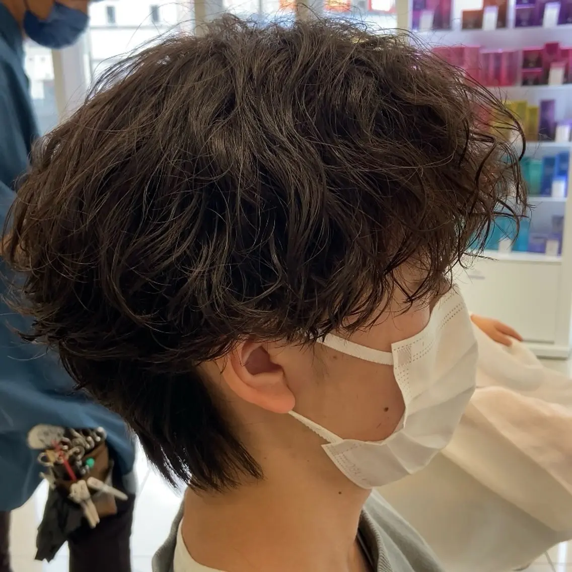パーマ メンズ メンズパーマ メンズ縮毛矯正 ♠️店長下平隼人のヘアスタイル