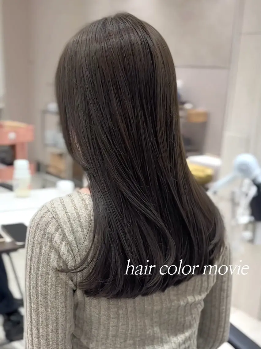 ミディアム カラー グレージュ オリーブグレージュ オリーブグレー カット ヘアカラー トリートメント レイヤー/顔周り /透明感🩶高橋大のヘアスタイル